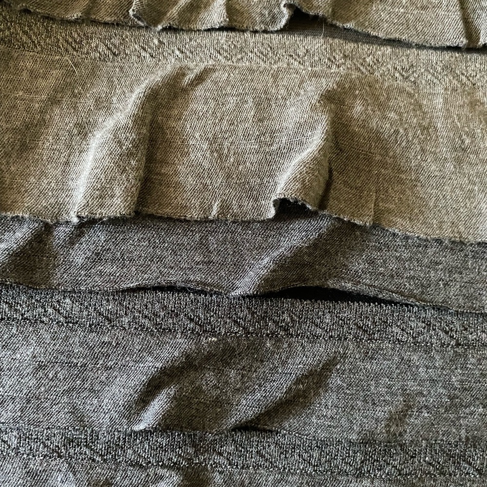 VLD Ruffled Grey Dress - Picture 5 of 8